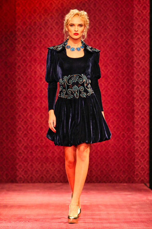 Rochie catifea G3722